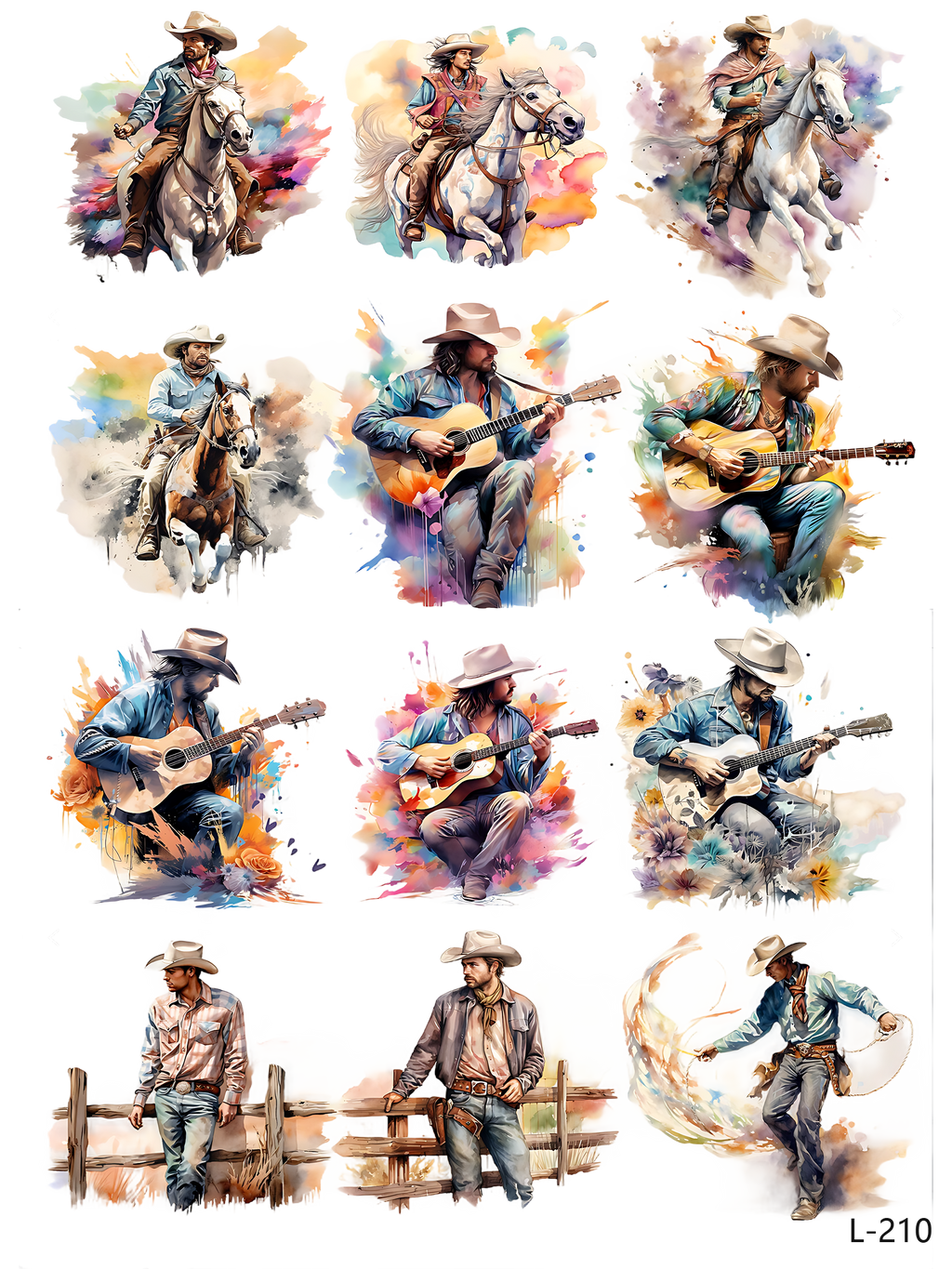 3D embossed stickers (A5 size, 15cm*20cm)