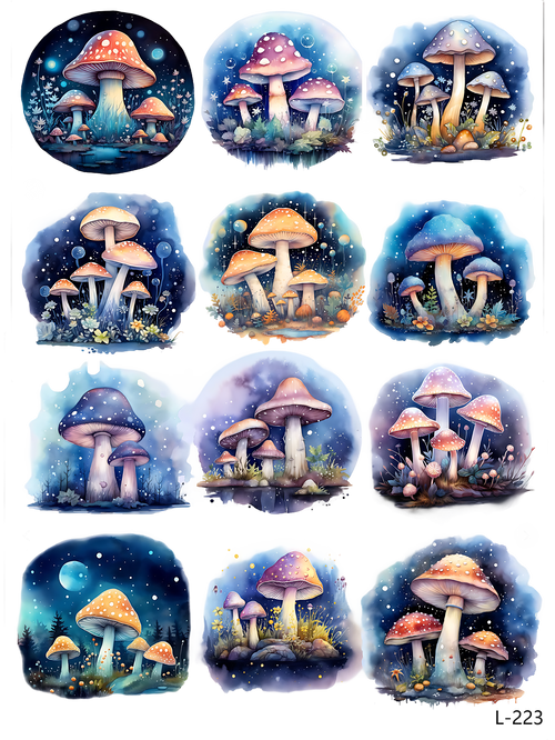 3D embossed stickers (A5 size, 15cm*20cm)