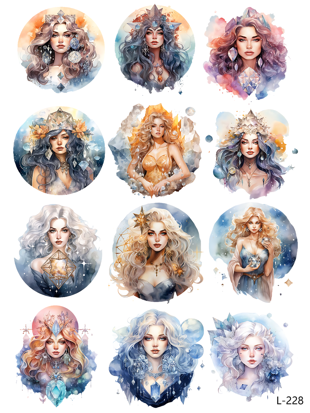 3D embossed stickers (A5 size, 15cm*20cm)