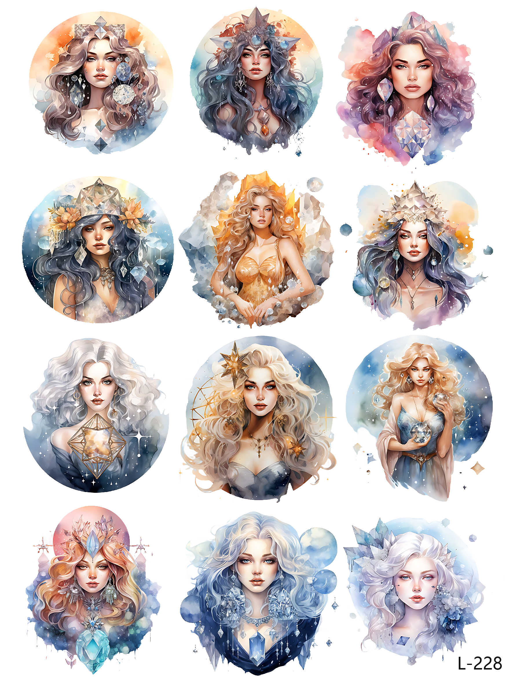 3D embossed stickers (A5 size, 15cm*20cm)