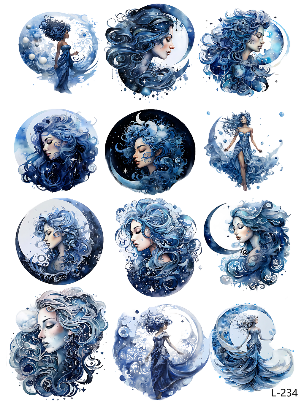3D embossed stickers (A5 size, 15cm*20cm)