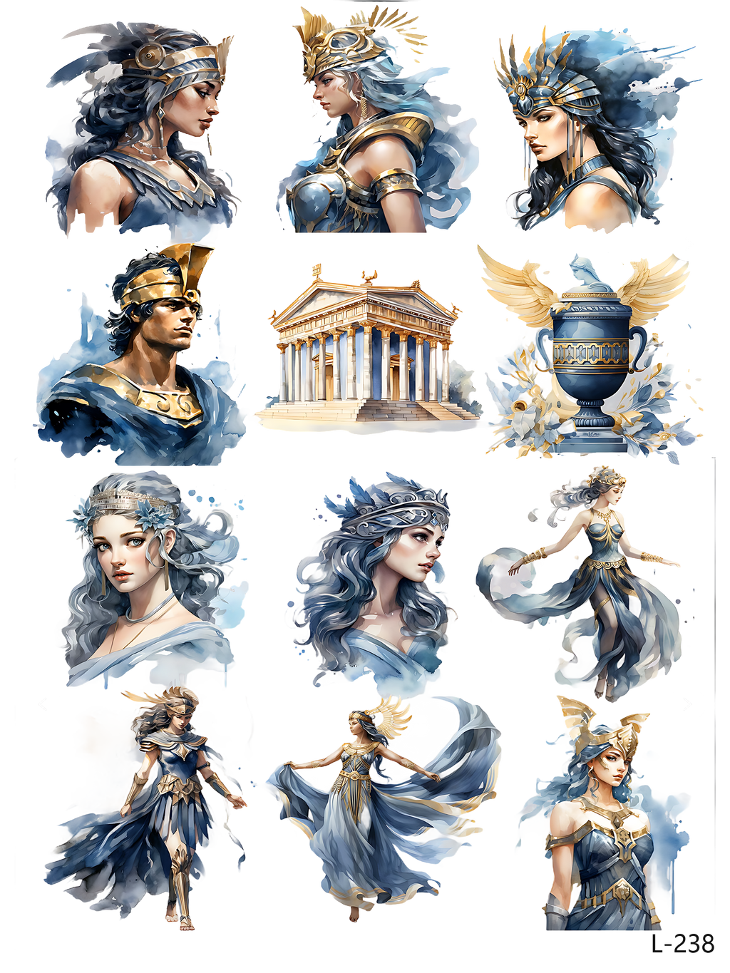 3D embossed stickers (A5 size, 15cm*20cm)