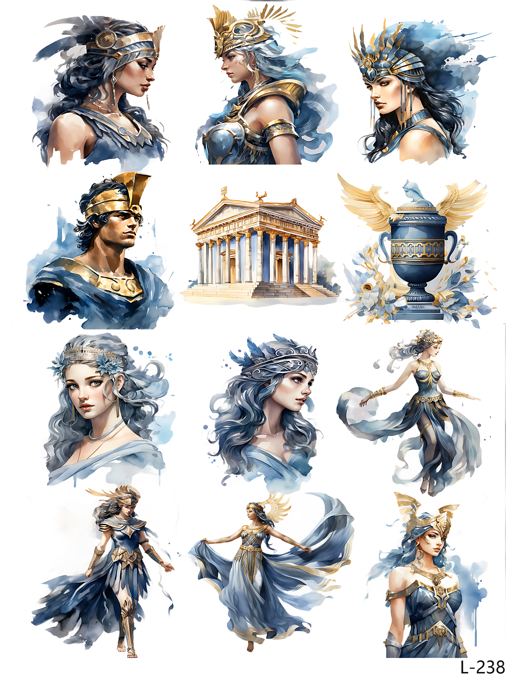 3D embossed stickers (A5 size, 15cm*20cm)