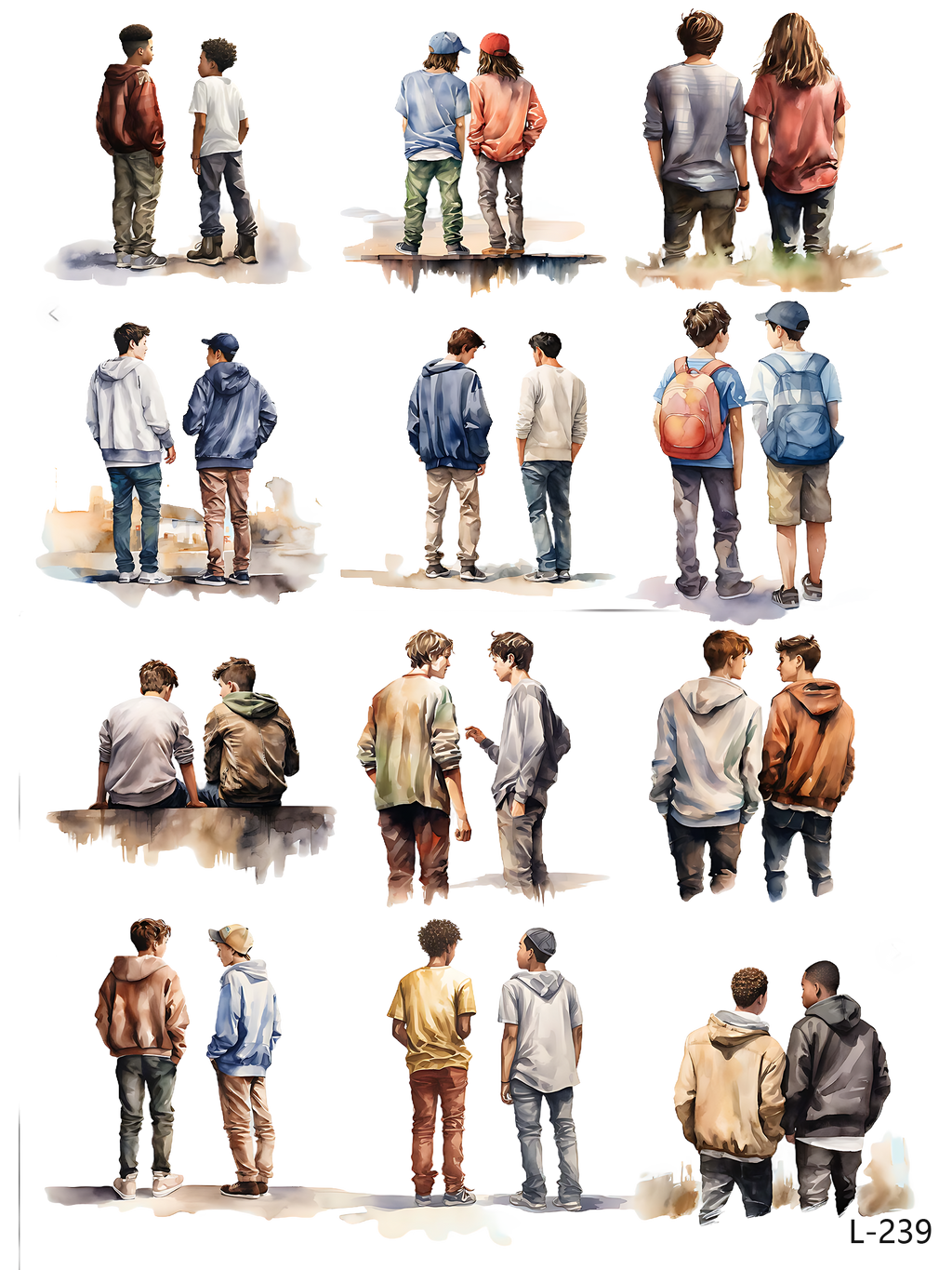 3D embossed stickers (A5 size, 15cm*20cm)