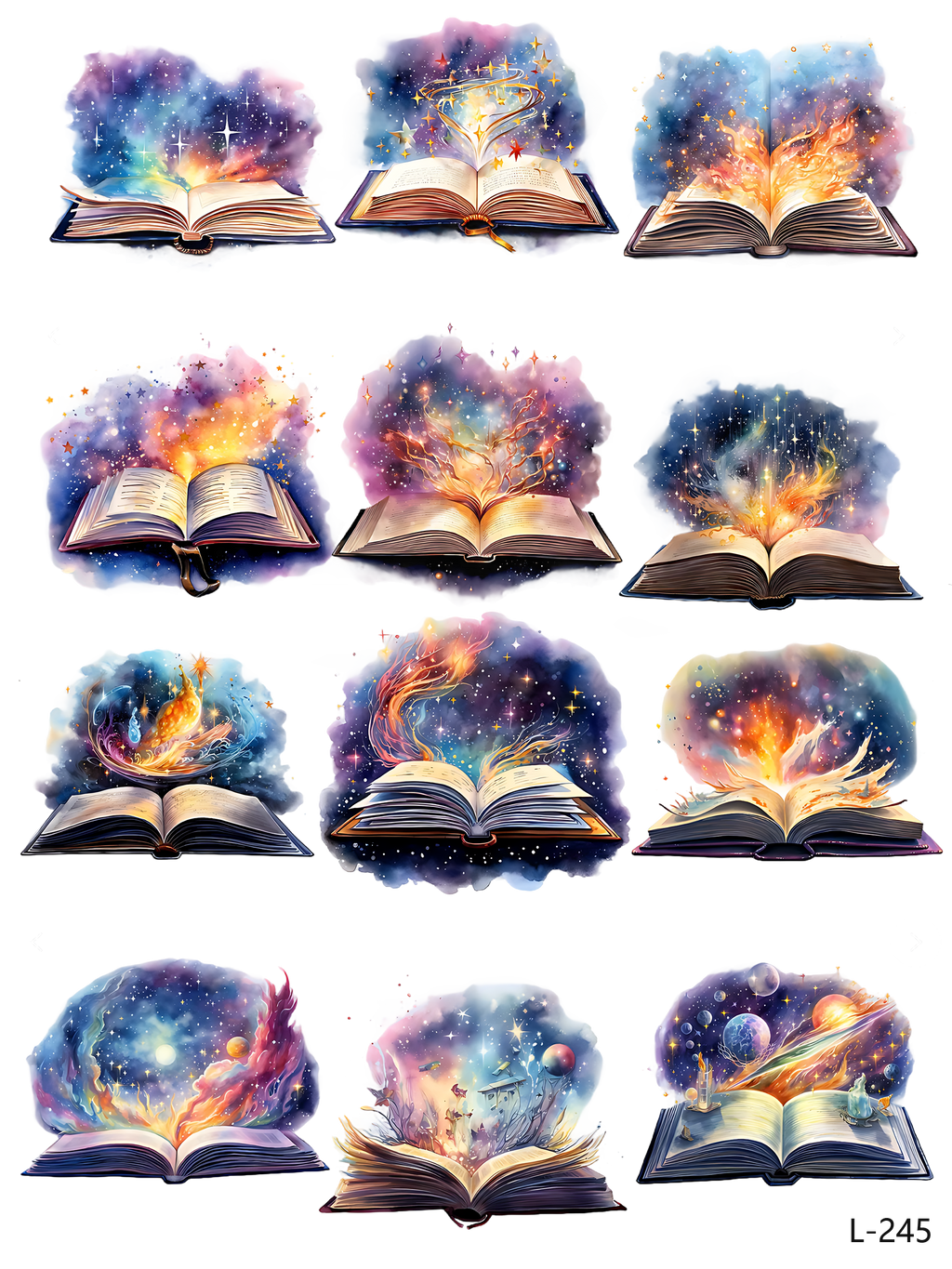 3D embossed stickers (A5 size, 15cm*20cm)