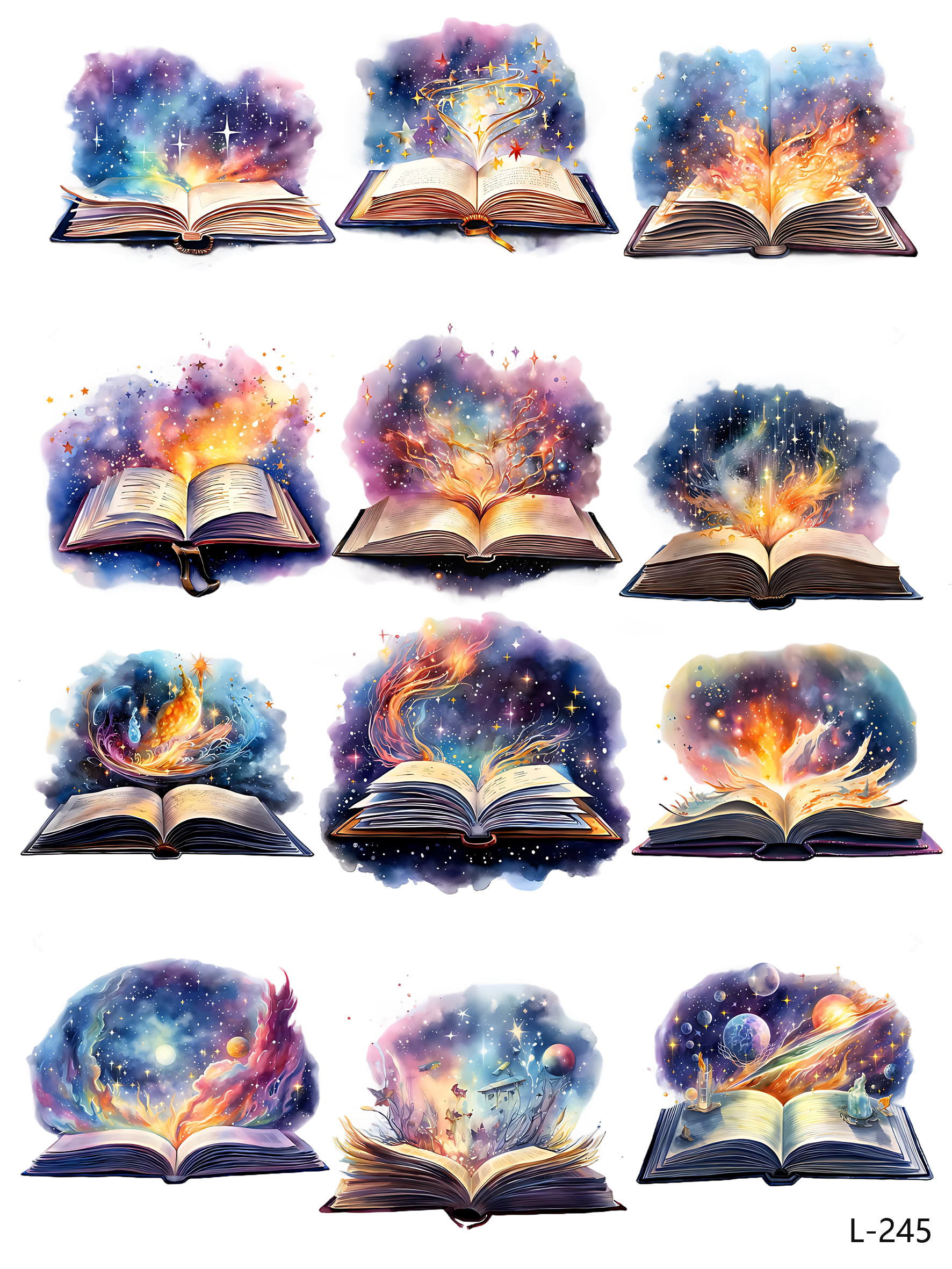 3D embossed stickers (A5 size, 15cm*20cm)