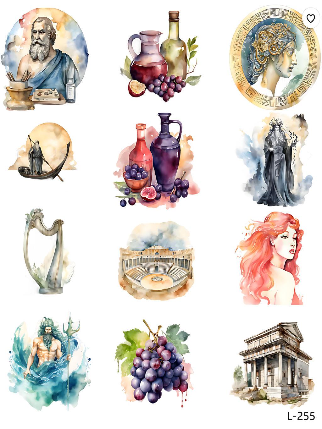 3D embossed stickers (A5 size, 15cm*20cm)