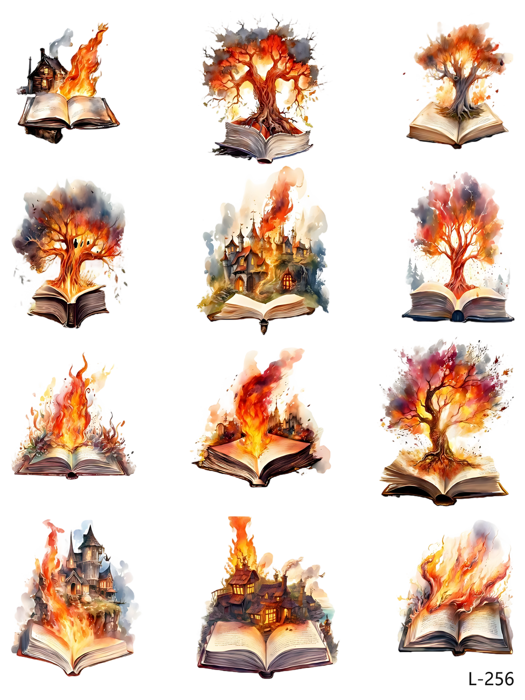 3D embossed stickers (A5 size, 15cm*20cm)