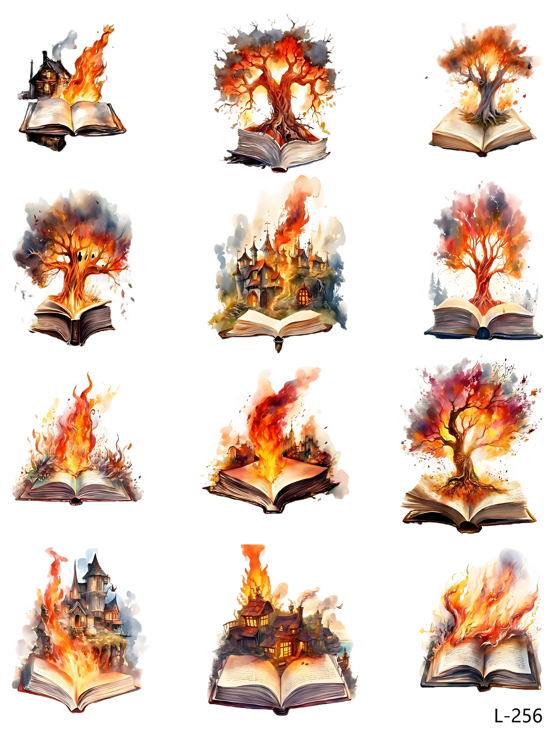 3D embossed stickers (A5 size, 15cm*20cm)