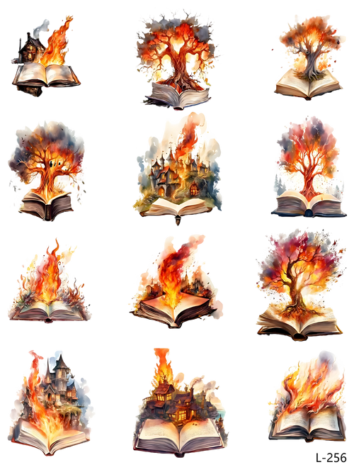 3D embossed stickers (A5 size, 15cm*20cm)