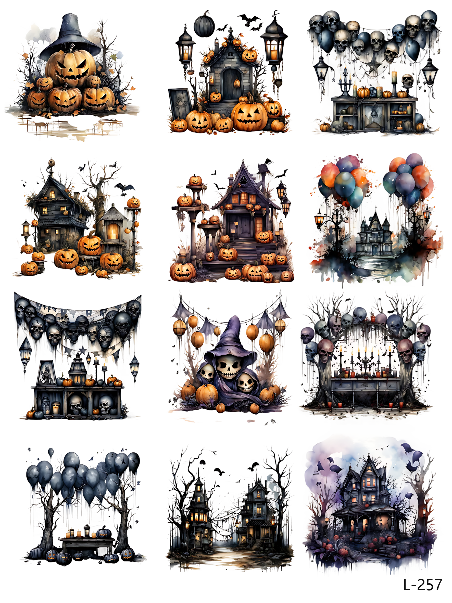 3D embossed stickers (A5 size, 15cm*20cm)
