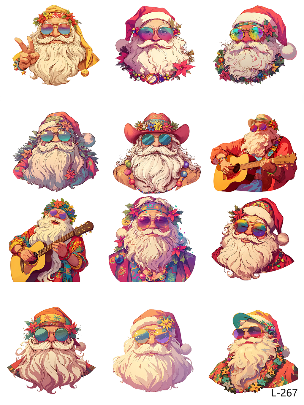 3D embossed stickers (A5 size, 15cm*20cm)