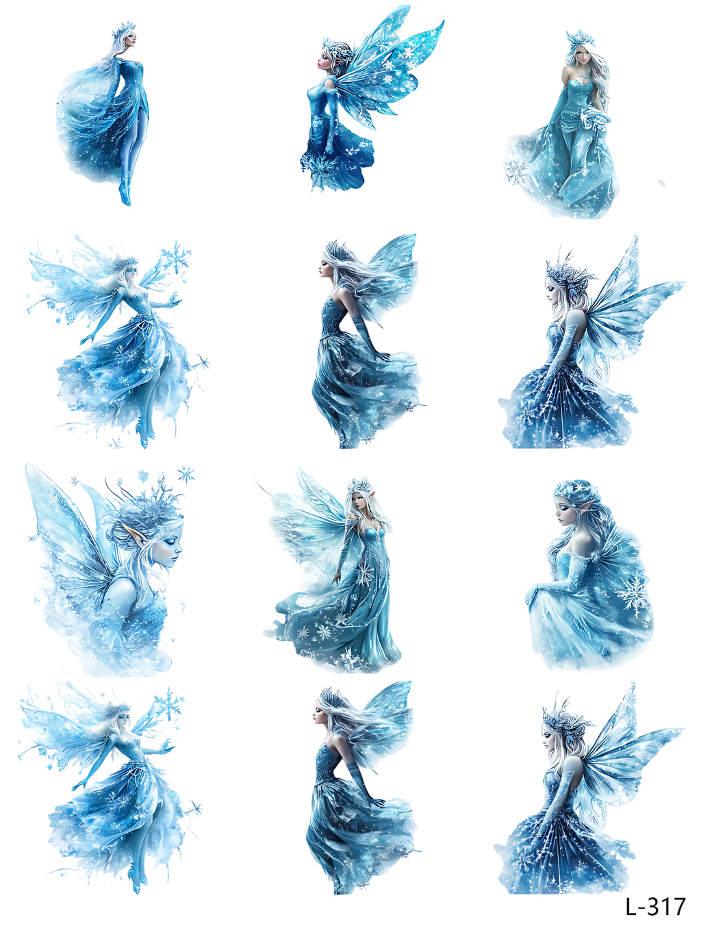 3D embossed stickers (A5 size, 15cm*20cm)