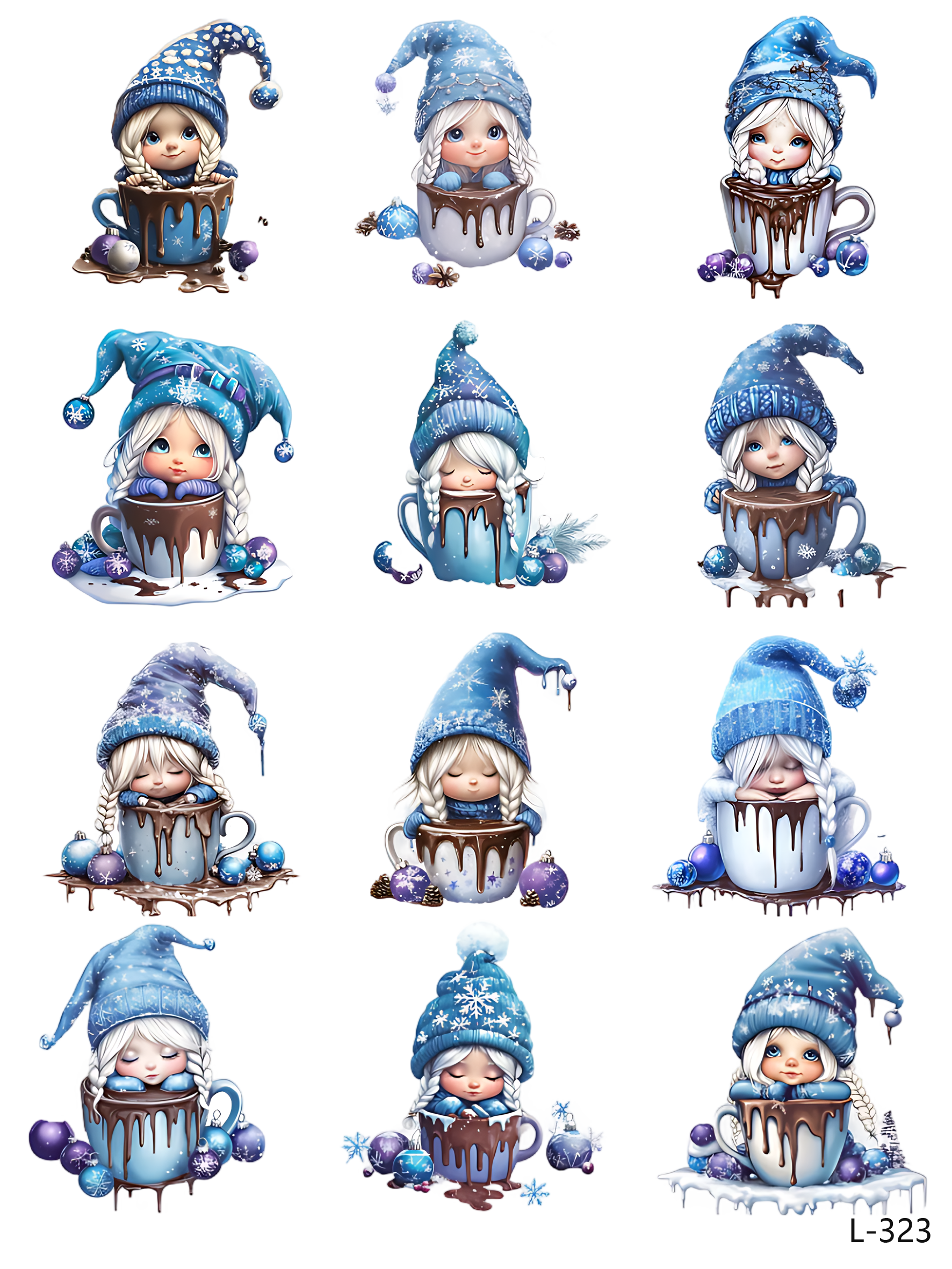 3D embossed stickers (A5 size, 15cm*20cm)