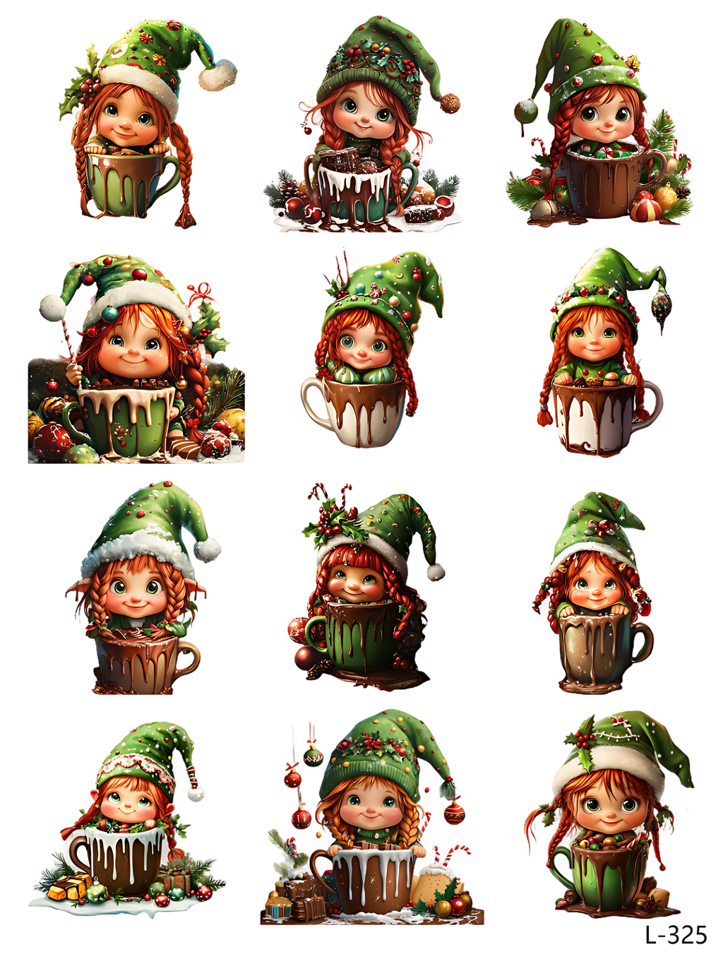3D embossed stickers (A5 size, 15cm*20cm)