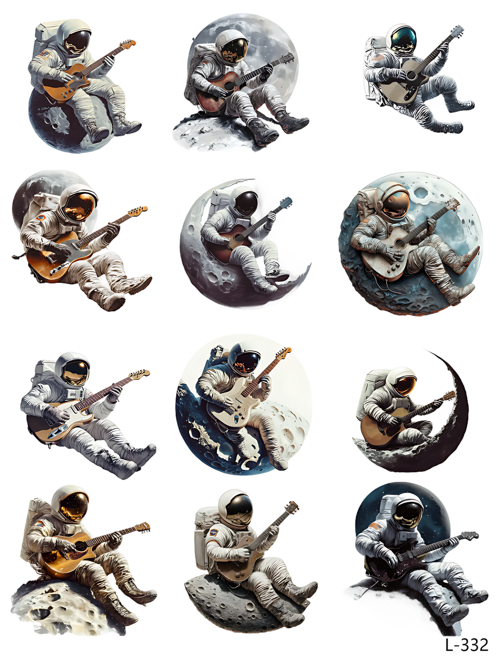 3D embossed stickers (A5 size, 15cm*20cm)