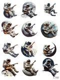 3D embossed stickers (A5 size, 15cm*20cm)