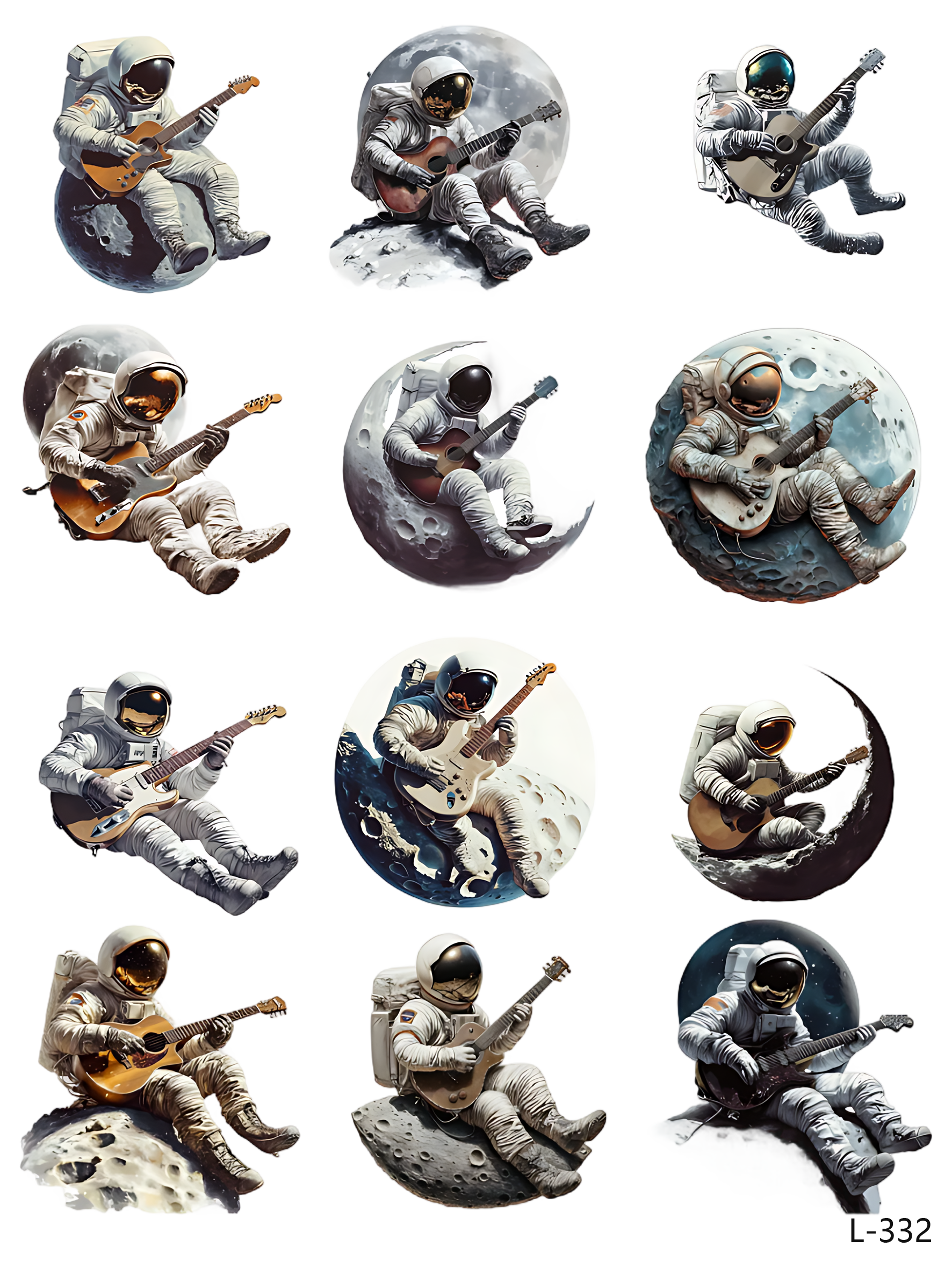 3D embossed stickers (A5 size, 15cm*20cm)
