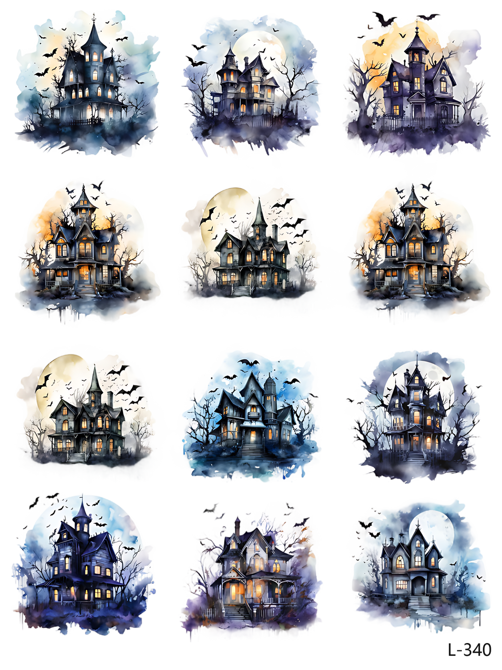 3D embossed stickers (A5 size, 15cm*20cm)
