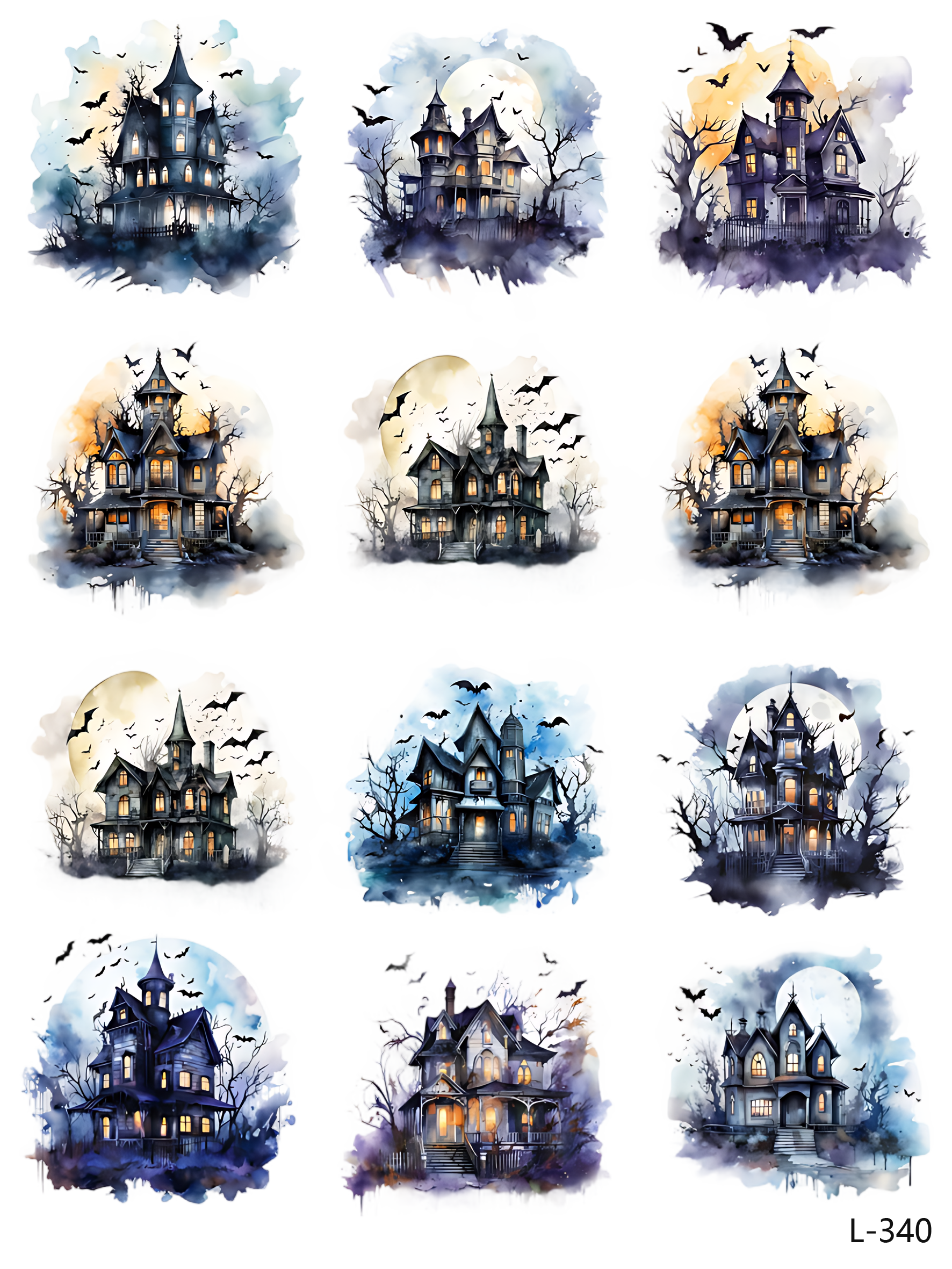 3D embossed stickers (A5 size, 15cm*20cm)
