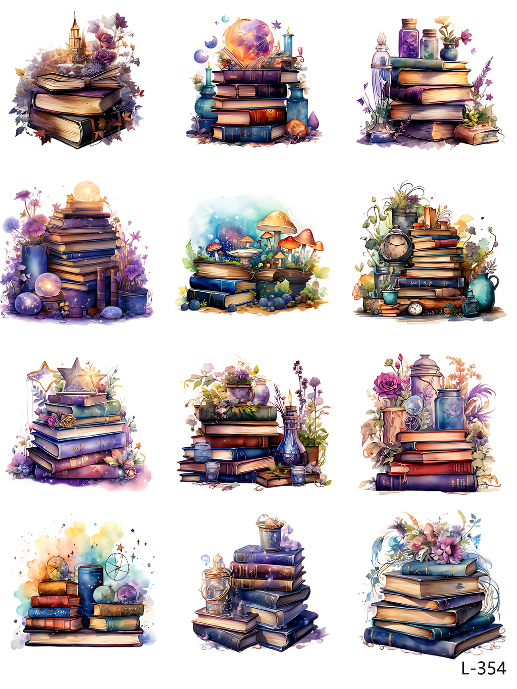 3D embossed stickers (A5 size, 15cm*20cm)