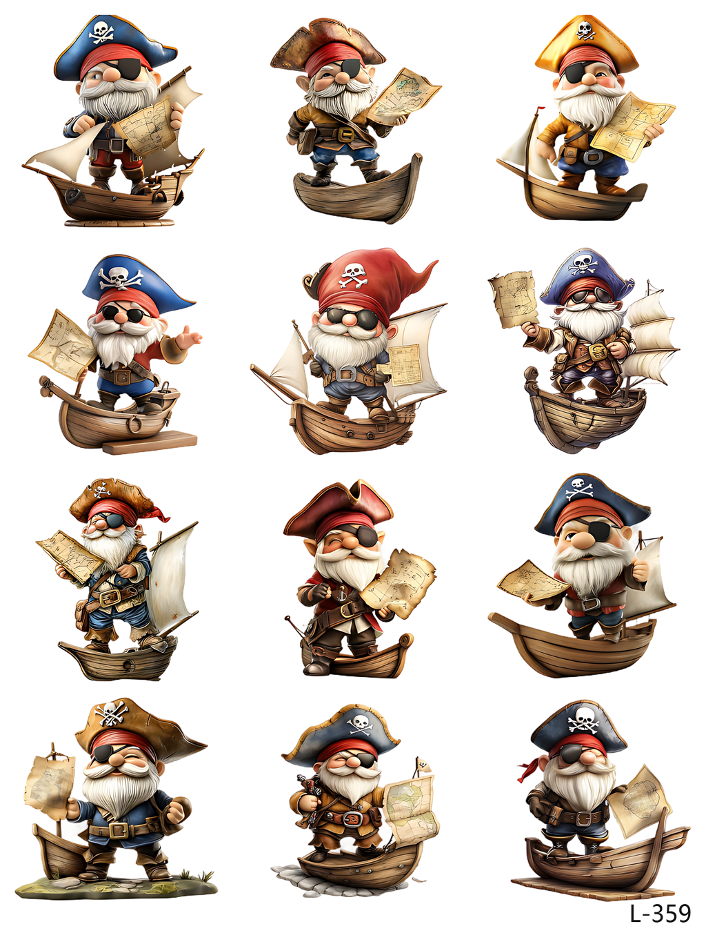 3D embossed stickers (A5 size, 15cm*20cm)