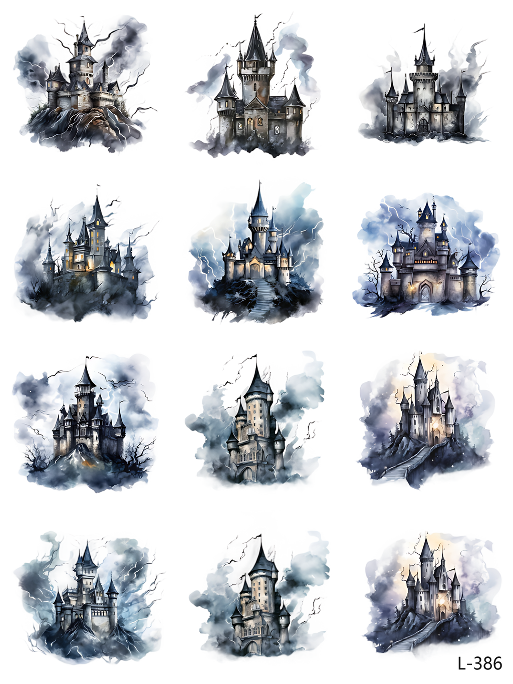 3D embossed stickers (A5 size, 15cm*20cm)