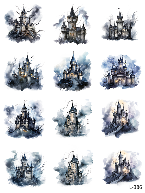 3D embossed stickers (A5 size, 15cm*20cm)