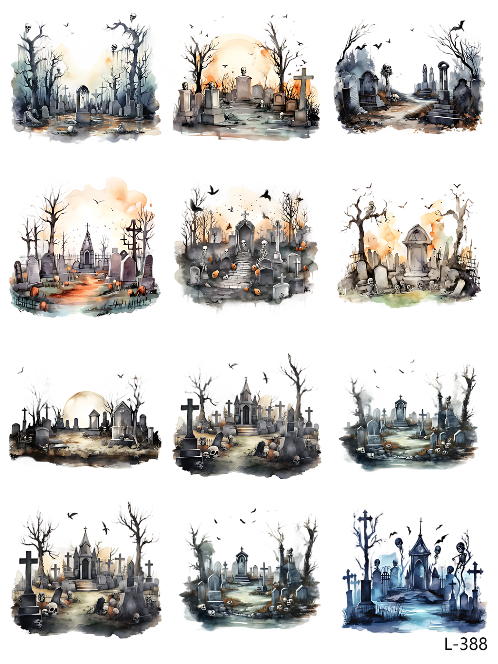 3D embossed stickers (A5 size, 15cm*20cm)