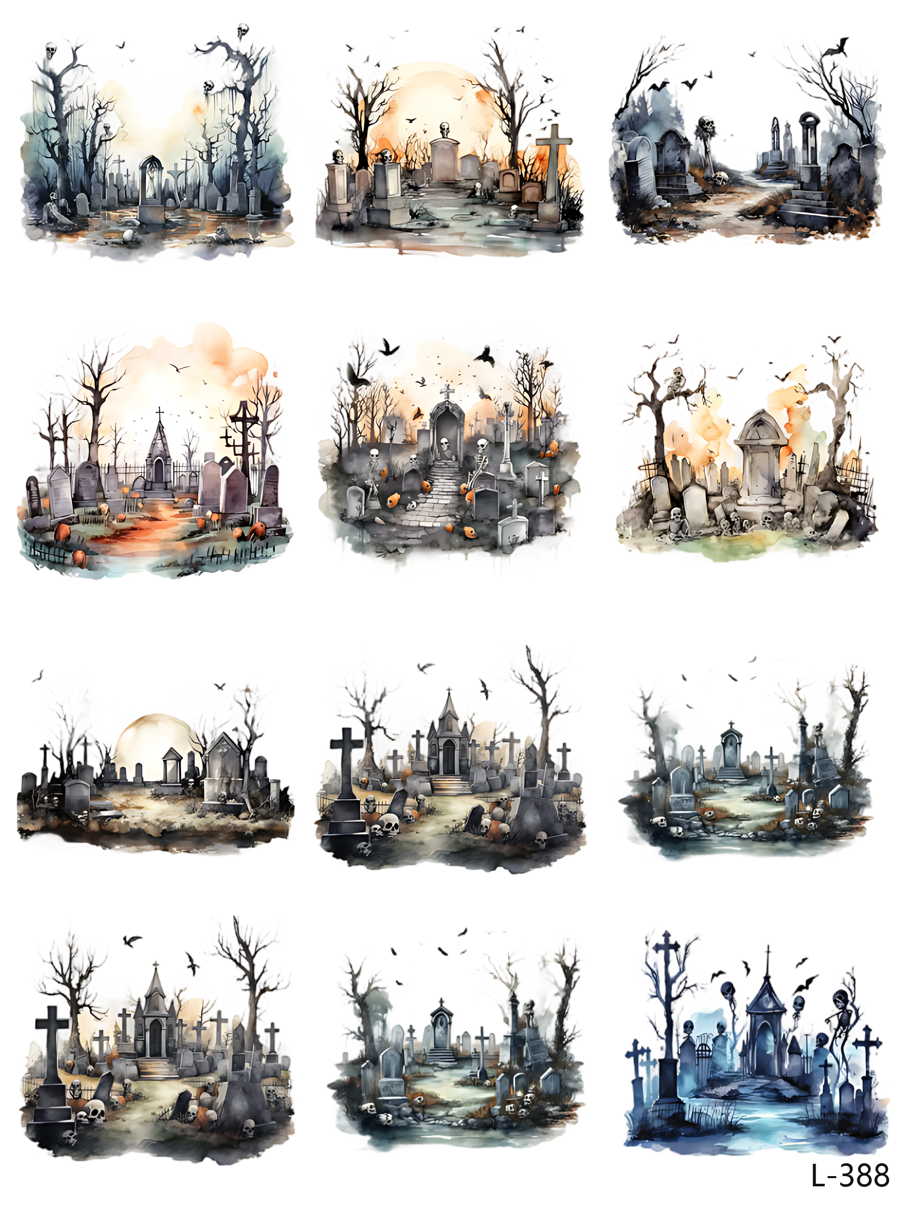 3D embossed stickers (A5 size, 15cm*20cm)