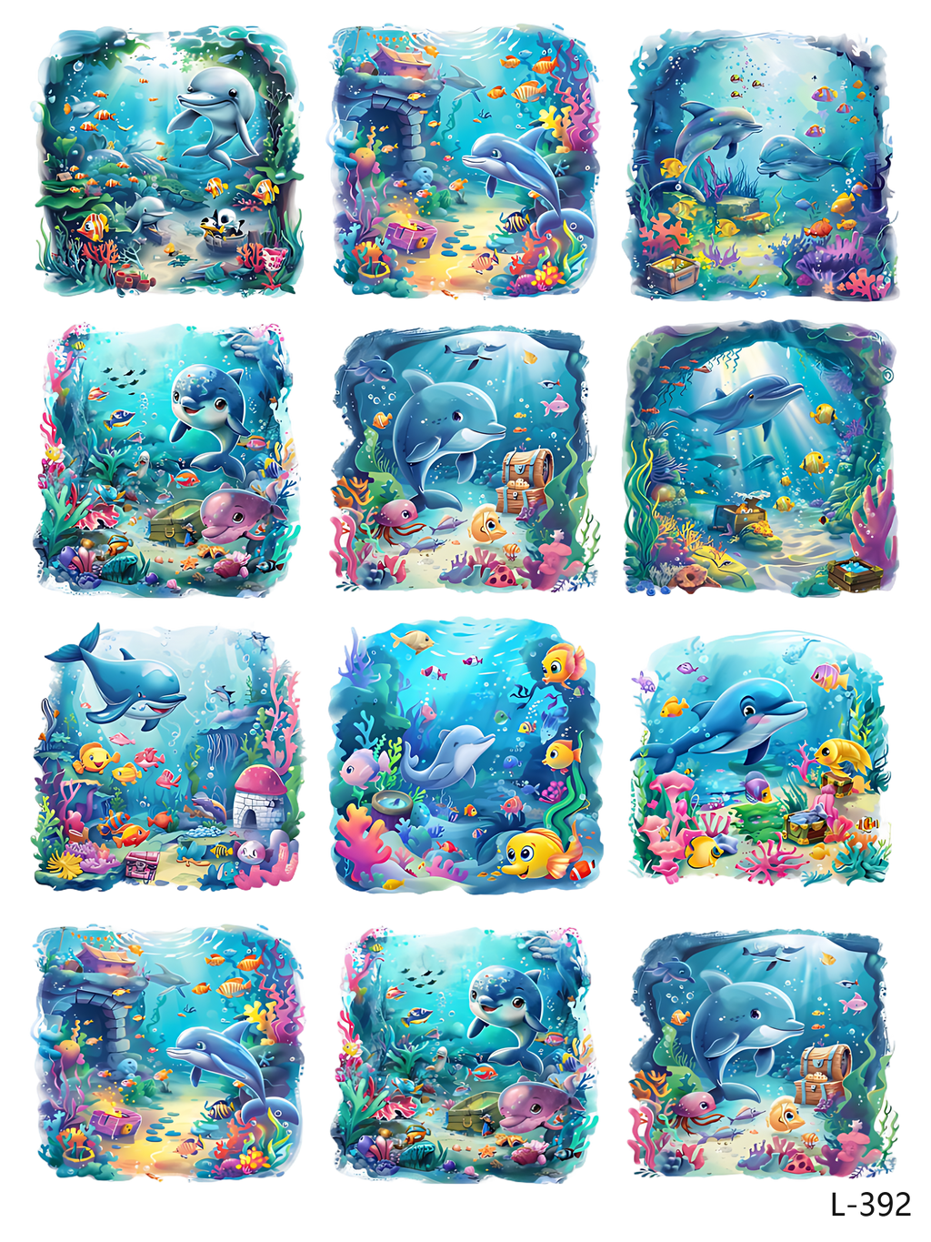 3D embossed stickers (A5 size, 15cm*20cm)