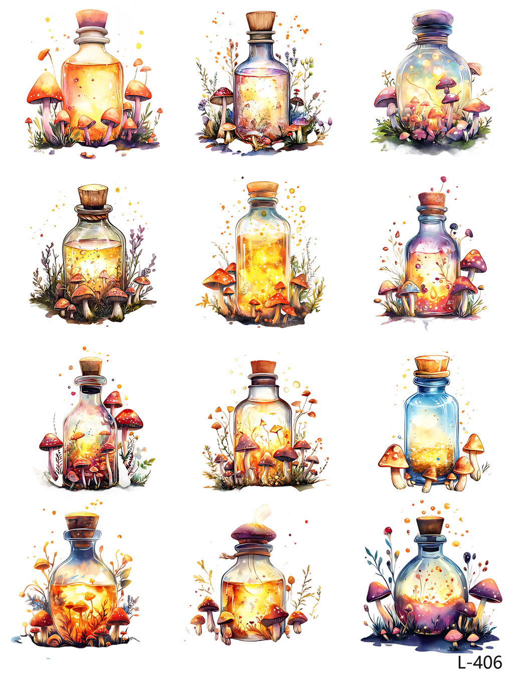 3D embossed stickers (A5 size, 15cm*20cm)