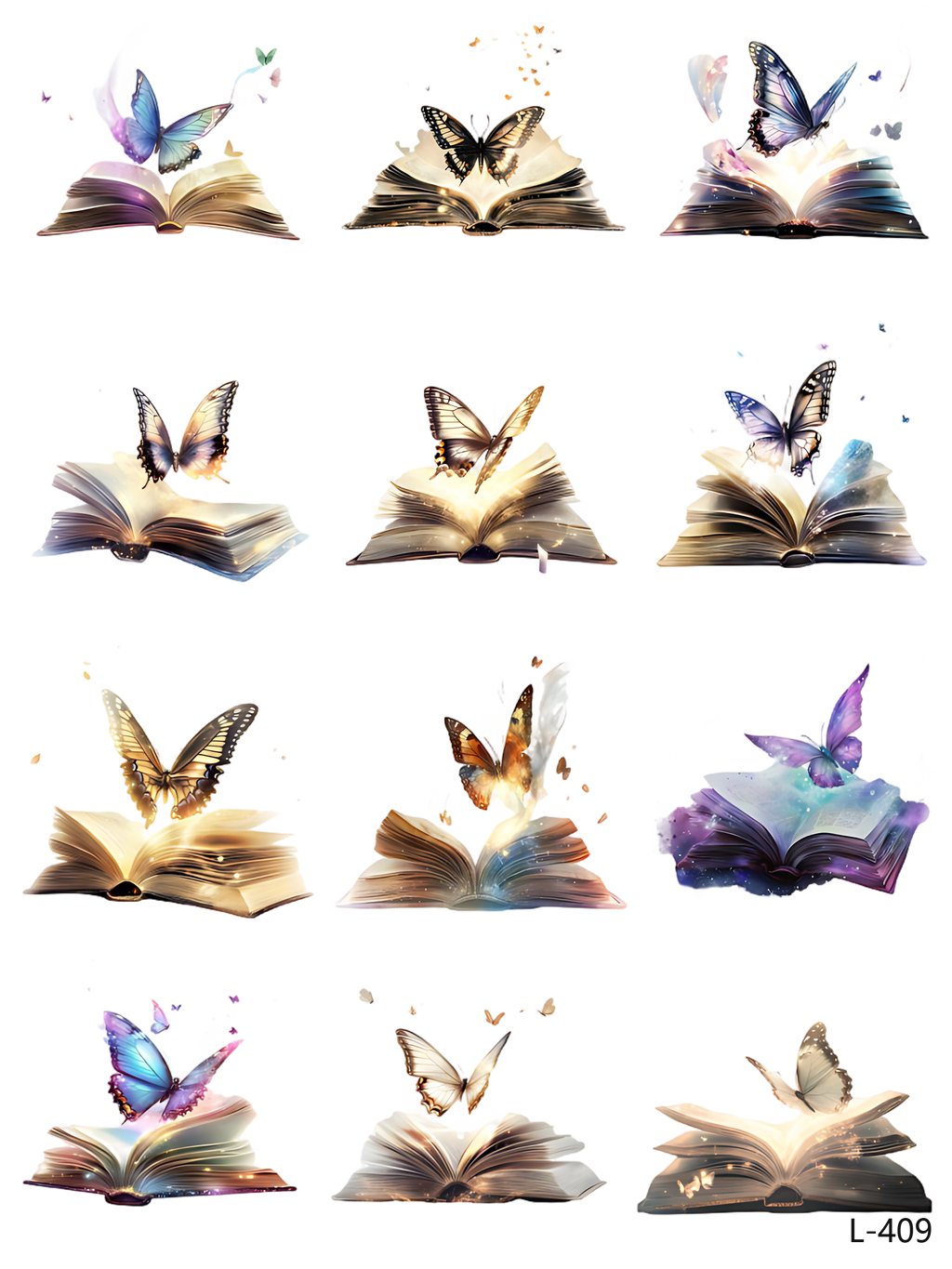 3D embossed stickers (A5 size, 15cm*20cm)