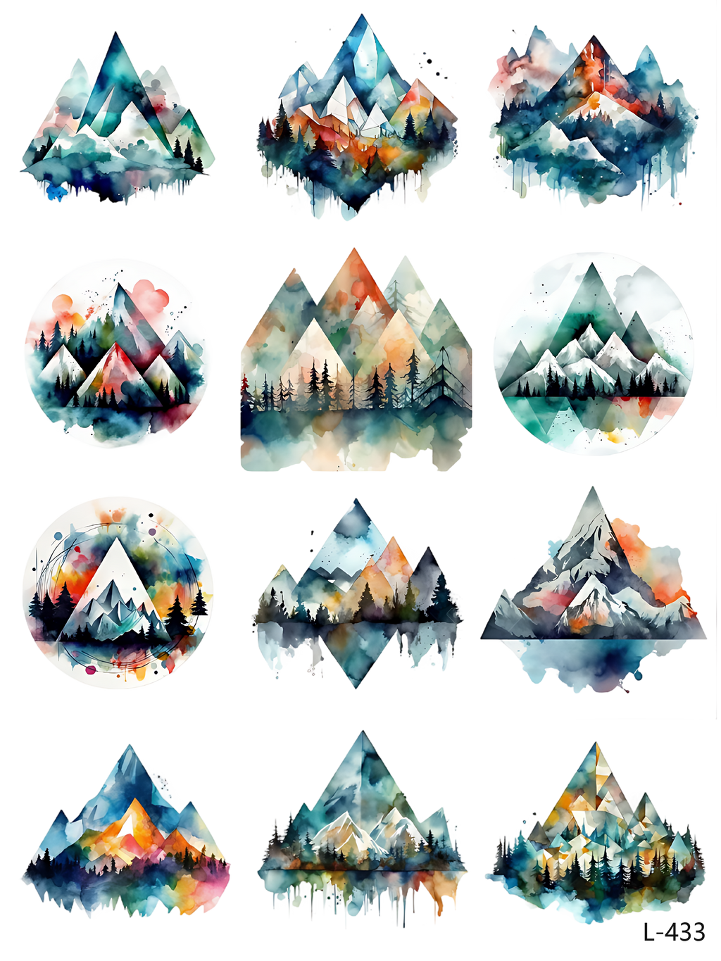 3D embossed stickers (A5 size, 15cm*20cm)