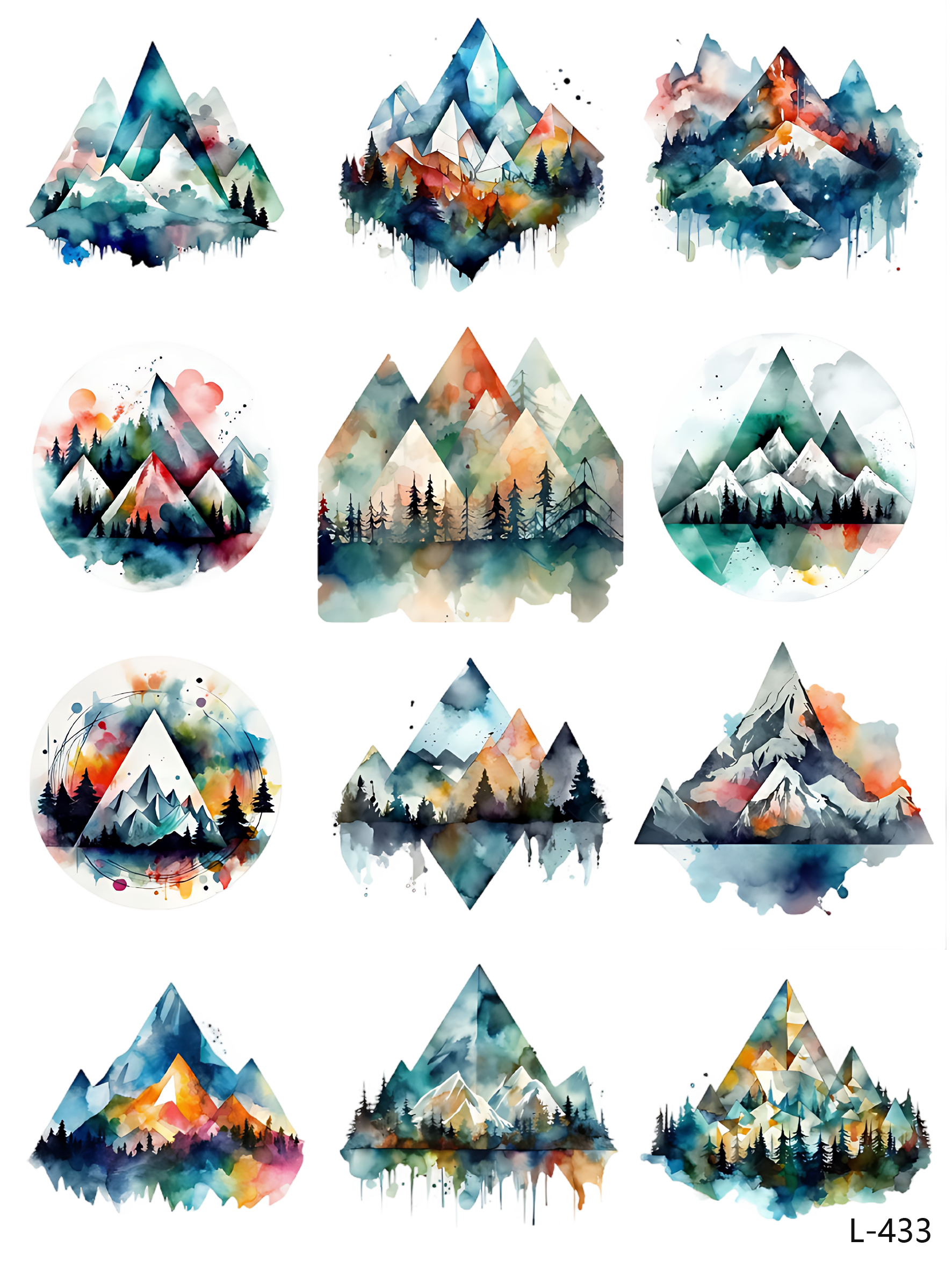 3D embossed stickers (A5 size, 15cm*20cm)