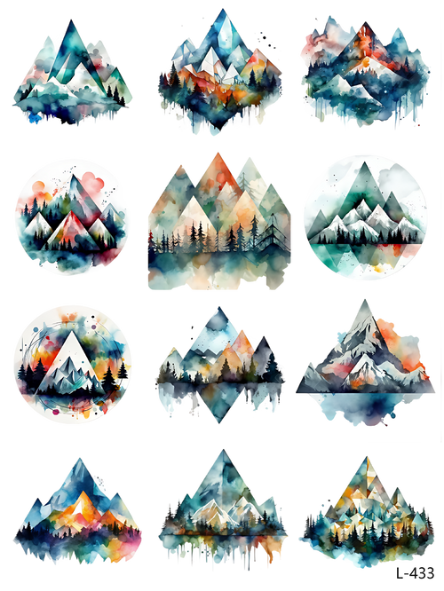 3D embossed stickers (A5 size, 15cm*20cm)