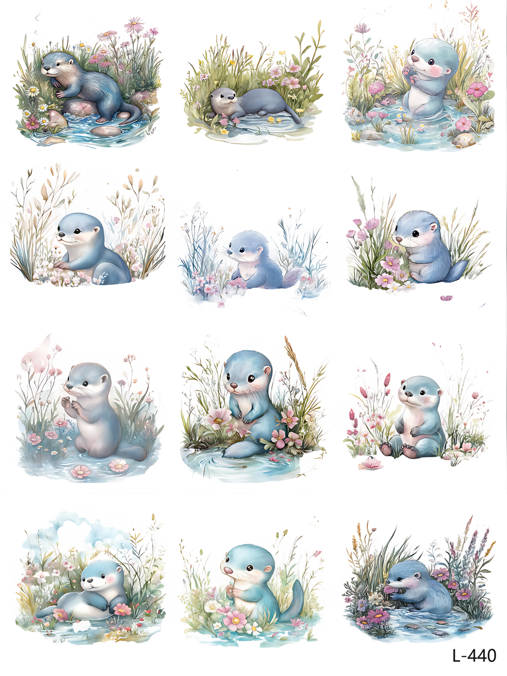 3D embossed stickers (A5 size, 15cm*20cm)