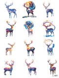 3D embossed stickers (A5 size, 15cm*20cm)