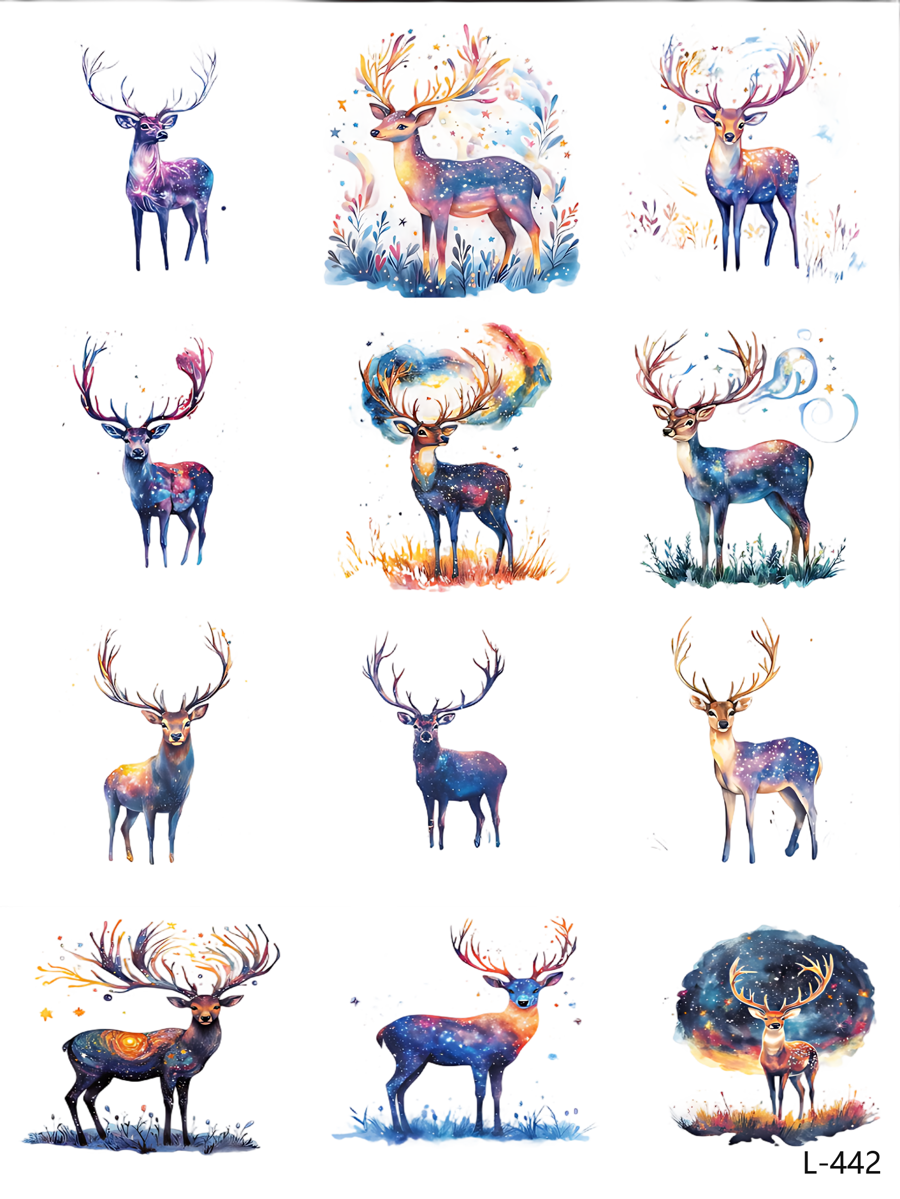 3D embossed stickers (A5 size, 15cm*20cm)