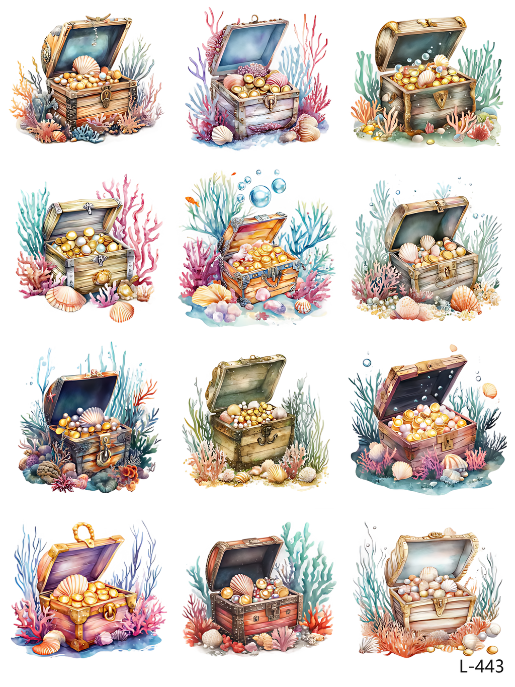 3D embossed stickers (A5 size, 15cm*20cm)