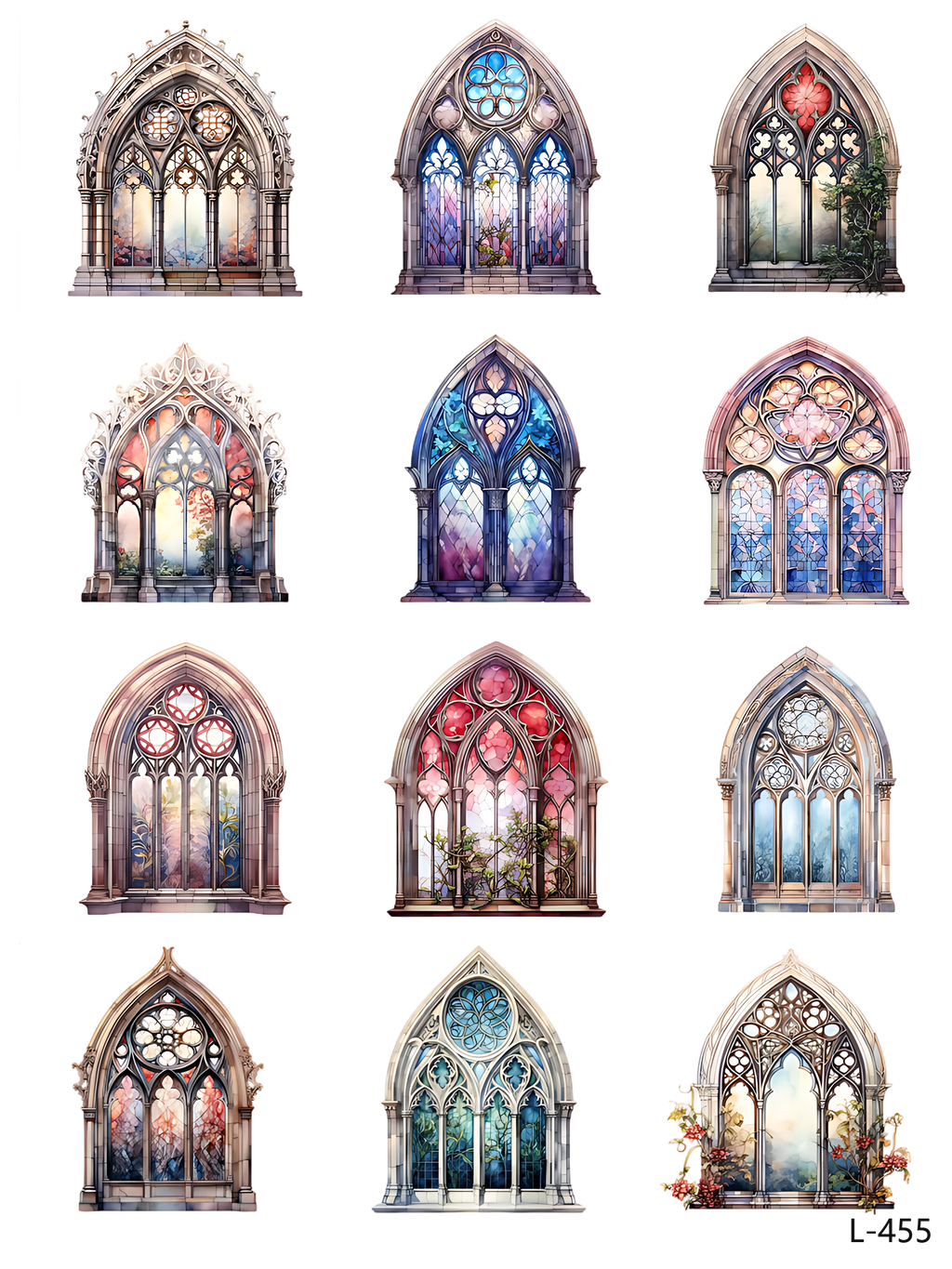 3D embossed stickers (A5 size, 15cm*20cm)
