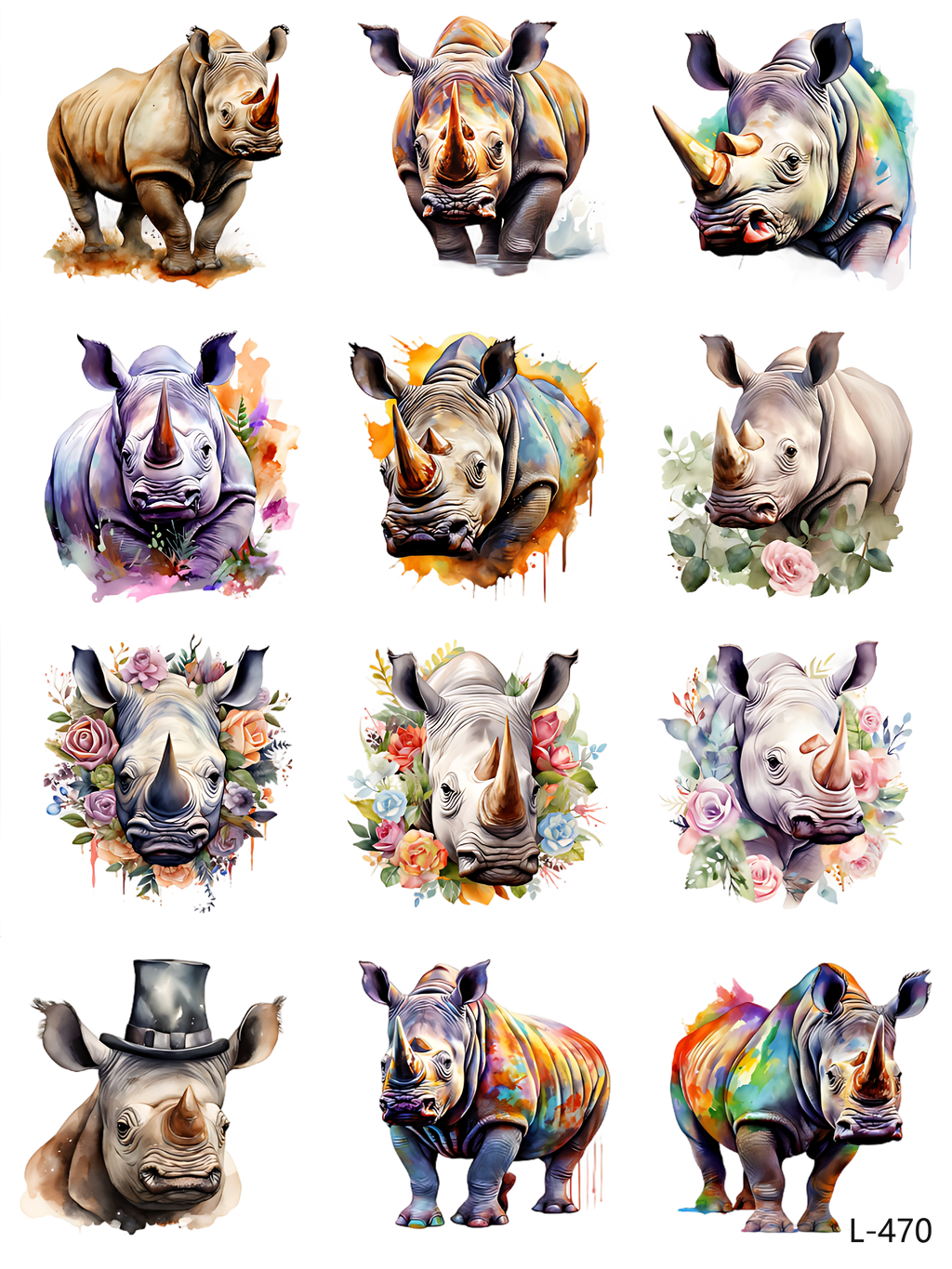 3D embossed stickers (A5 size, 15cm*20cm)