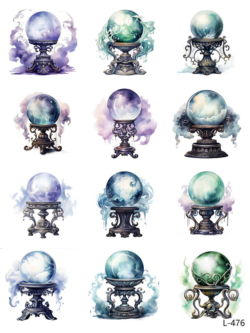 3D embossed stickers (A5 size, 15cm*20cm)