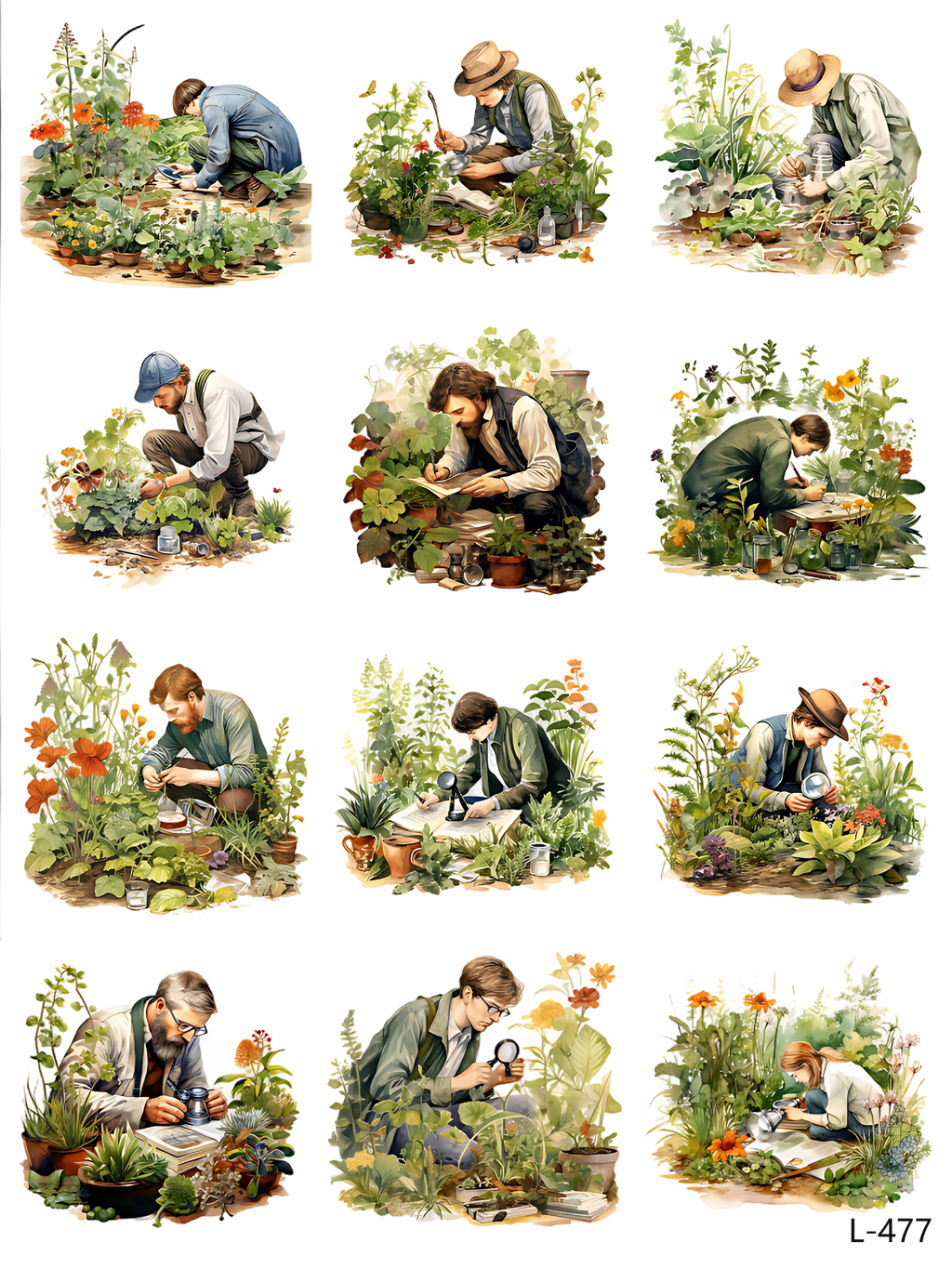 3D embossed stickers (A5 size, 15cm*20cm)