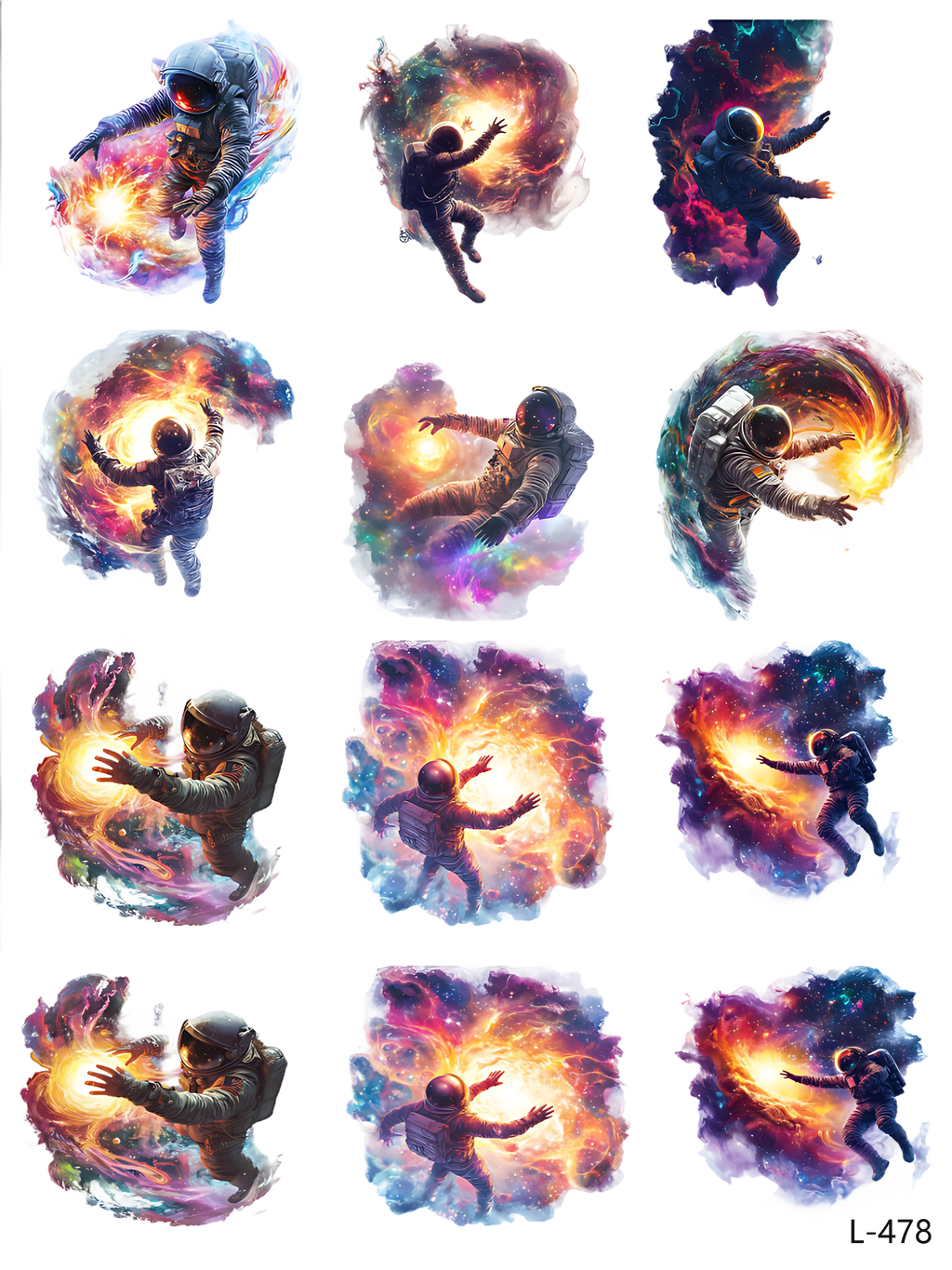 3D embossed stickers (A5 size, 15cm*20cm)