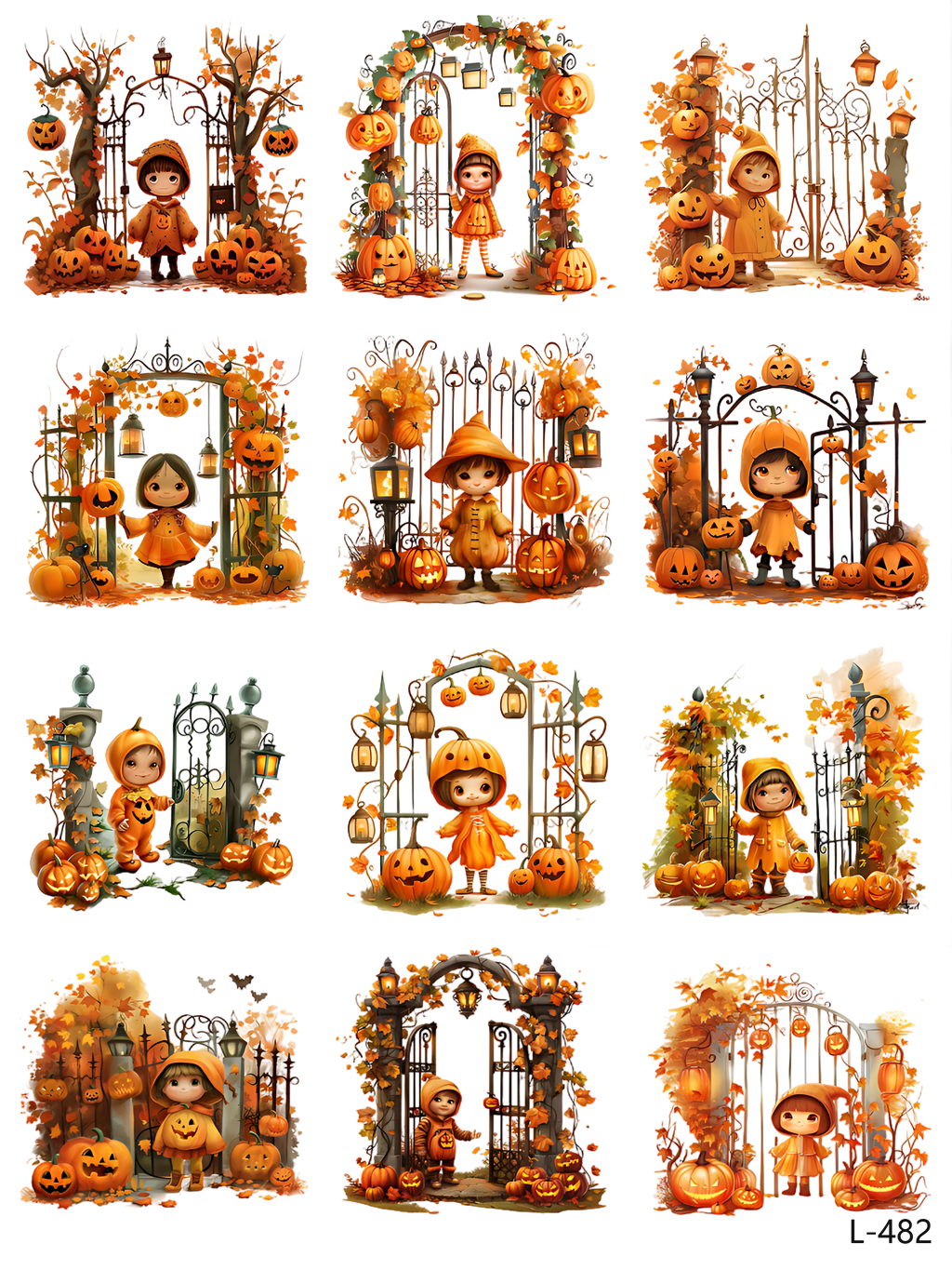 3D embossed stickers (A5 size, 15cm*20cm)