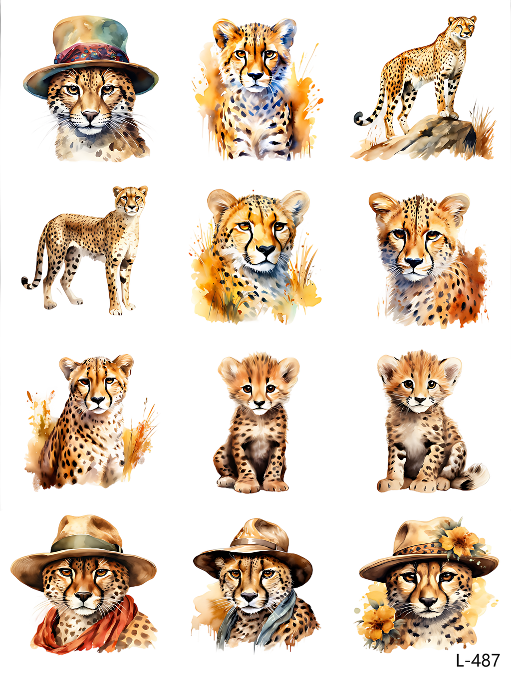 3D embossed stickers (A5 size, 15cm*20cm)