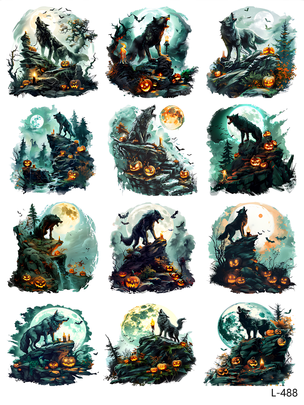 3D embossed stickers (A5 size, 15cm*20cm)