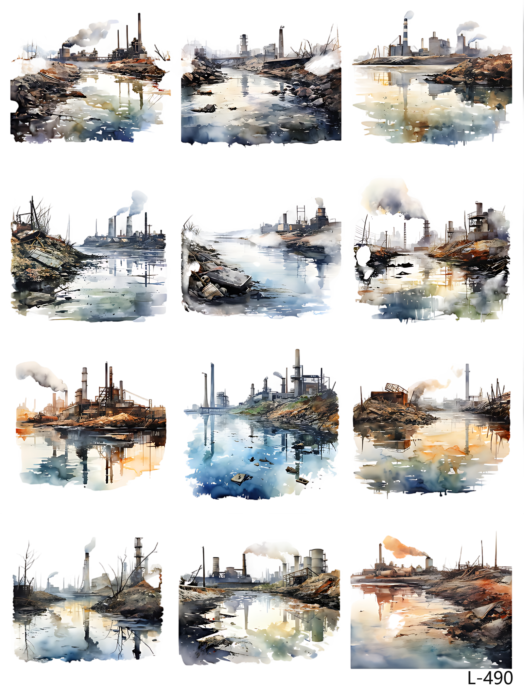 3D embossed stickers (A5 size, 15cm*20cm)