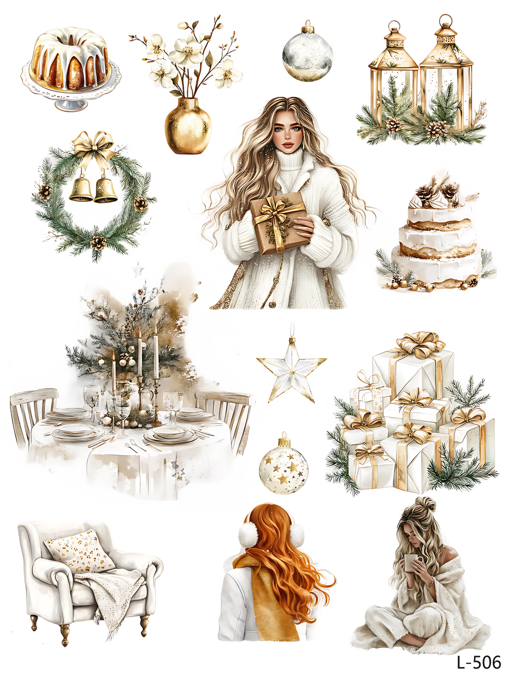3D embossed stickers (A5 size, 15cm*20cm)
